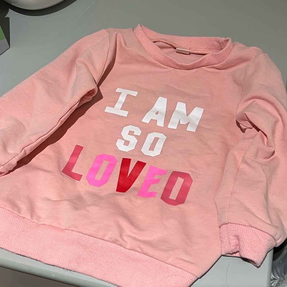 Kids Valentines Sweatshirt, 24m